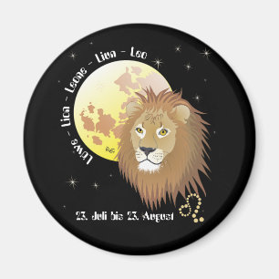 León - signo del zodíaco imán