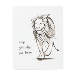 León - sigue persiguiendo tu sueño arte mural Meta