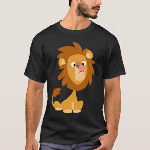 ¡León tonto! camiseta de dibujos animados