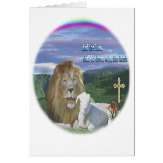 León y cordero (Frente)