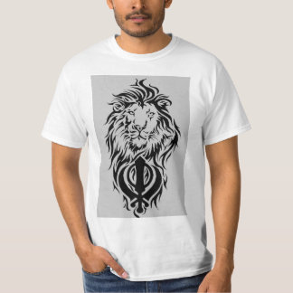 León y la camiseta de Sikh Khanda