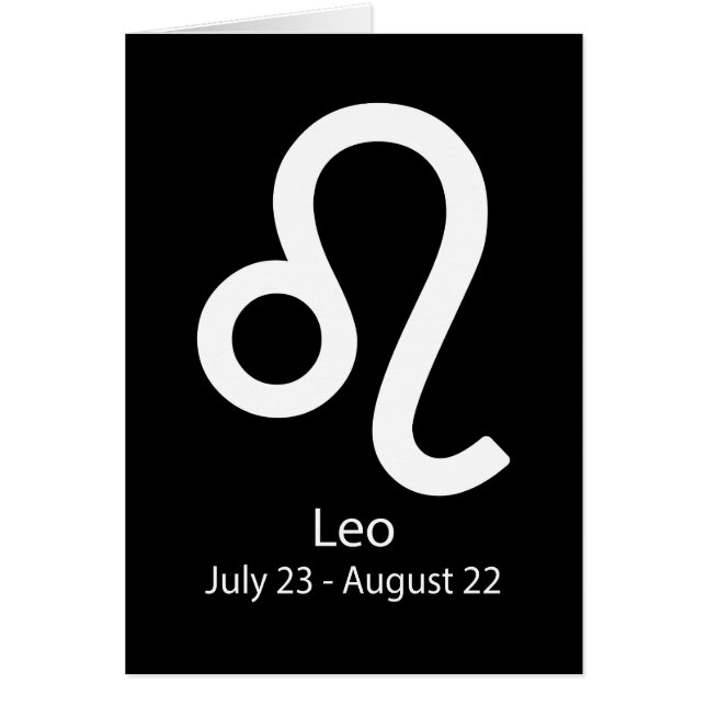 León Zodiac Astrología (Frente)