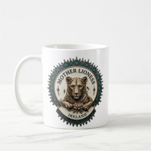 Leona Madre. Taza de café Irlanda