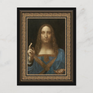 Leonardo da Vinci 1500 tarjeta postal salvadora Mu
