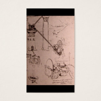 Leonardo da Vinci, dibujos de máquinas