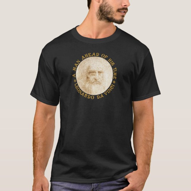 Leonardo Da Vinci - Diseño de época OG Camiseta ZZ (Anverso)