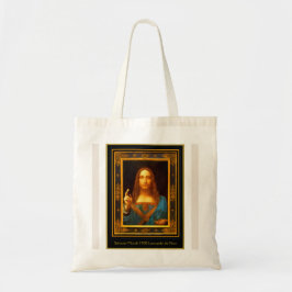 LEONARDO DA VINCI SALVATOR MUNDI Bolsa de Tote peq