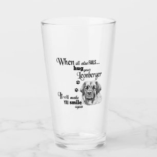 Leonberger arte moderno slogan de raza de perro ad