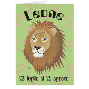 Leone 23 luglio al 22 Biglietti d'auguri