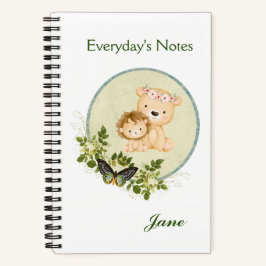 Leones cortos - cuaderno en espiral