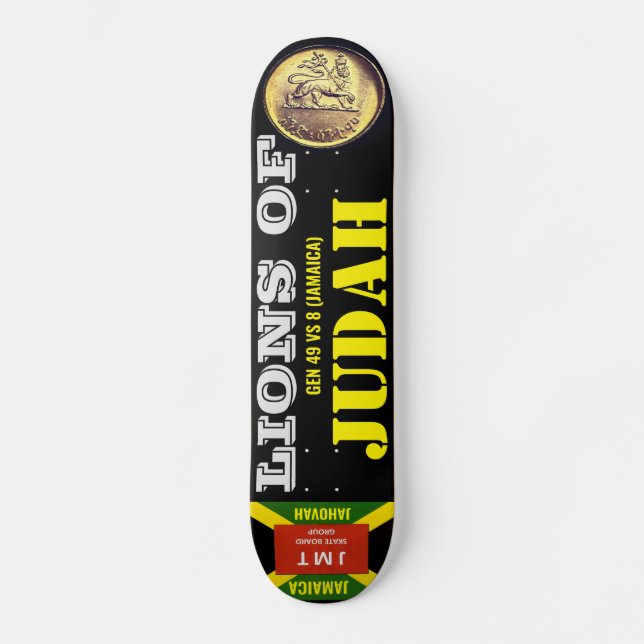 LEONES DE JUDÁ Skateboard (Anverso)