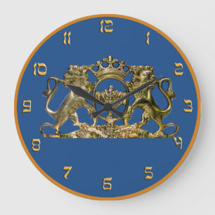 Leones del reloj de pared de Judah