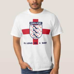 LEONES MARINOS DE INGLATERRA EN UNA CAMISETA DE LA