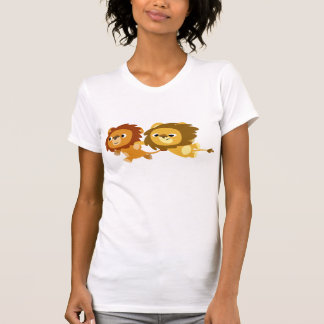 Leones Personalizados en camiseta de mujeres apres