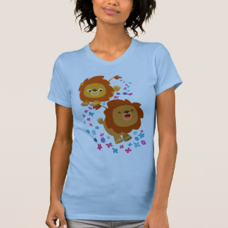 Leones Personalizados En El Jardín De Las Camiseta