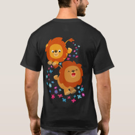 Leones Personalizados En La Camiseta Del Jardín (A