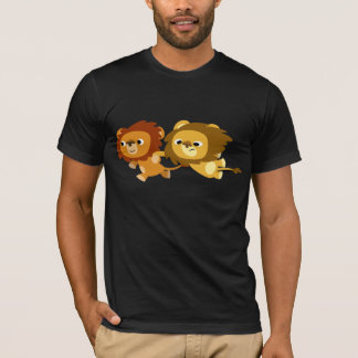 Leones Personalizados en una camiseta apresurada