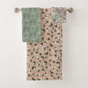 Leopard Animal Beige Modern