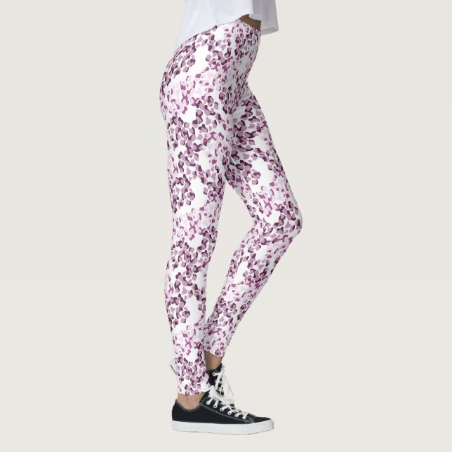 Leopard Animal Print Women's Leggings (Derecha)