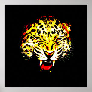 Leopard Poster Print - Leopard Eyes Posters