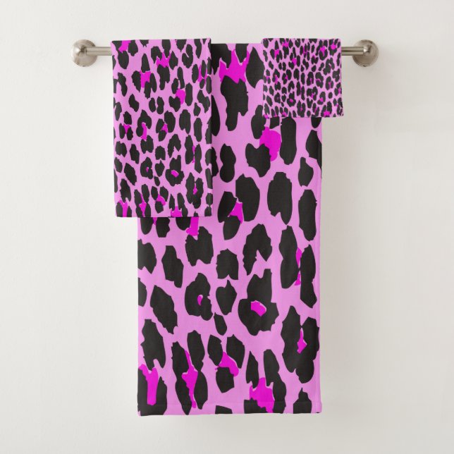 Leopard Print, Leopard Spots, Pink Leopard (In situ)