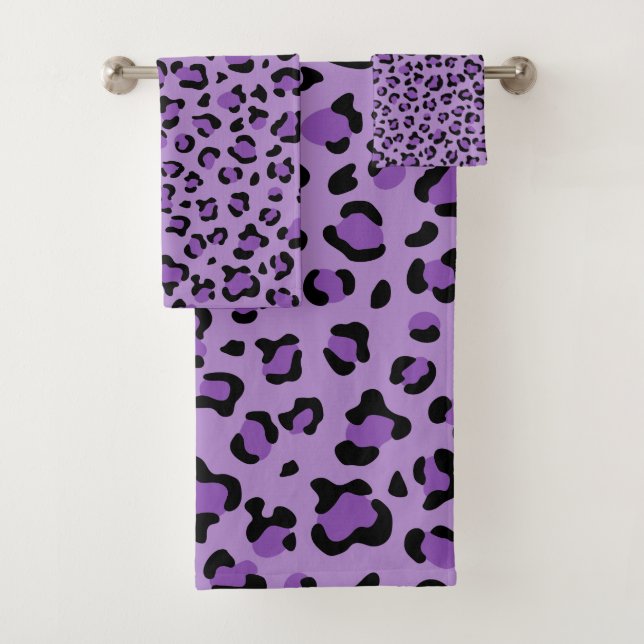 Leopard Print, Leopard Spots, Purple Leopard (In situ)