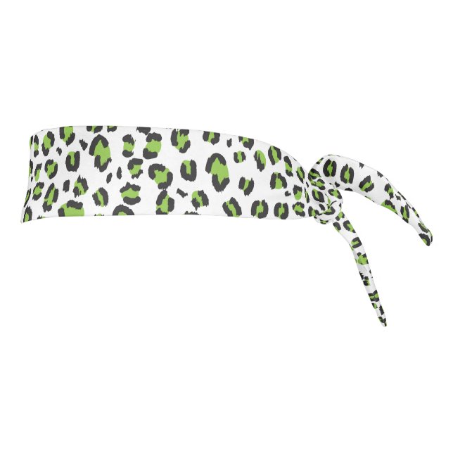 Leopard Print Tie Back Headband (Girar 90)