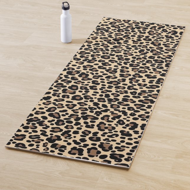 Leopard Print Yoga Mat (In situ)