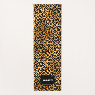 LEOPARD PRINT Yoga Mat ecológico