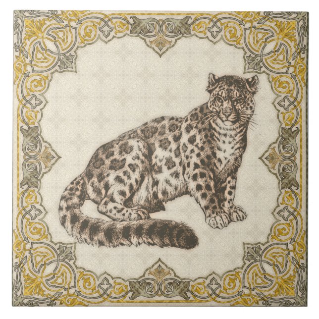 Leopardo, azulejos decorativos y regalos de decora (Frente)