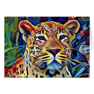 Leopardo de los ojos azules
