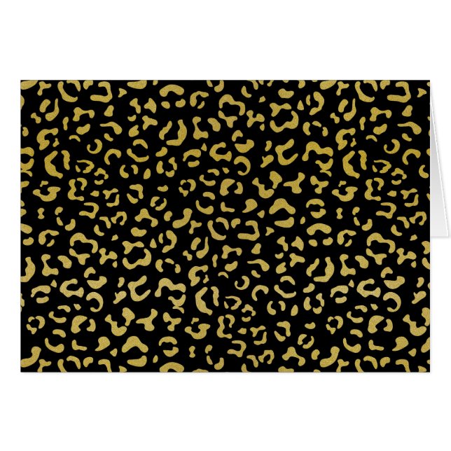 Leopardo de oro, Purpurina de oro, patrón de leopa (Anverso (Horizontal))