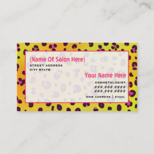Leopardo del naranja de la cita del salón del