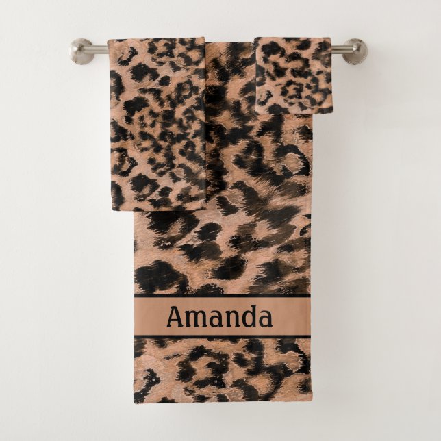 Leopardo - huella animal descubierta (In situ)