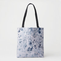 Leopardo marino azul bolsa de tote animal chita