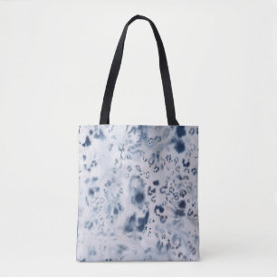 Leopardo marino azul bolsa de tote animal chita