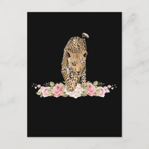Leopardo, Rosa Leopardo, Postal de Flor de Leopard