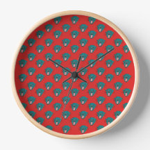 Leopardo ruidoso - reloj de pared audaz para los a