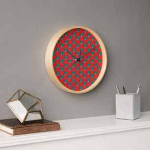Leopardo ruidoso - reloj de pared audaz para los a