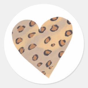 Leopardos del corazón, Pegatinas Personalizados