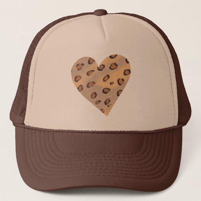 Leopardos del corazón, sombreros de camioneros Per (Anverso)