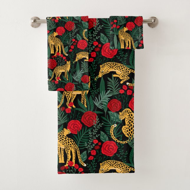 Leopardos y Rosas (In situ)