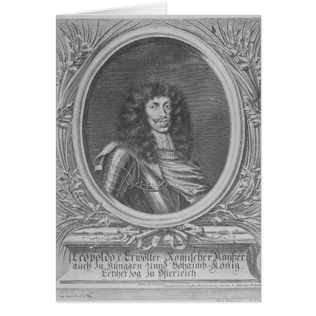 Leopold I, emperador romano santo (Frente)