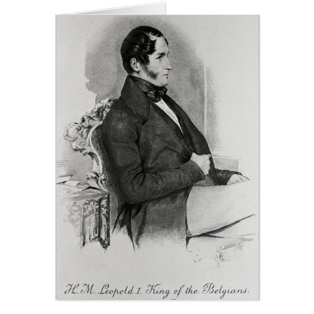 Leopold I, rey de los belgas (Frente)