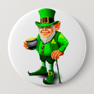 LEPRECHAUN CON botón POT OF GOT