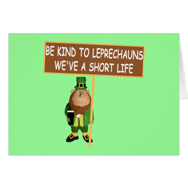 Leprechaun divertido (Anverso (Horizontal))