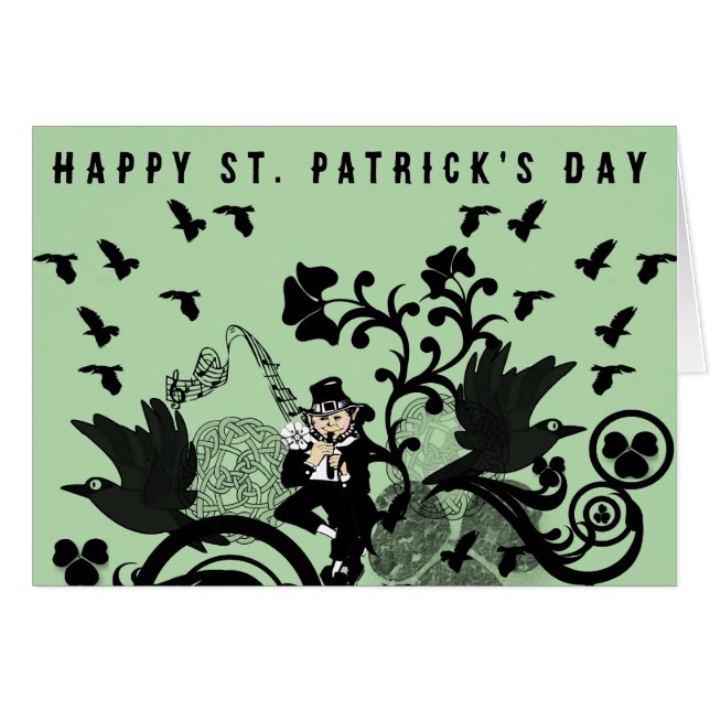 Leprechaun en negro (Anverso (Horizontal))