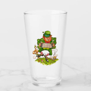 Leprechaun en verde, feliz Día de San Patricio