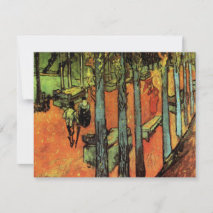 Les Alyscamps, Hojas de otoño por Vincent van Gogh