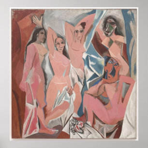 Les Demoiselles d'Avignon - Impresión Cubista Pica
